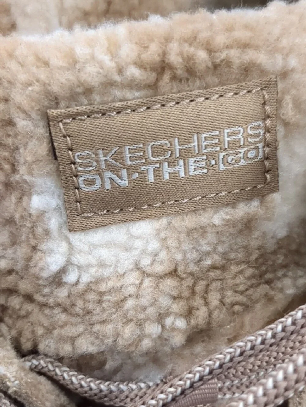 Skechers Women's Tan Suade Lace-Up Boots